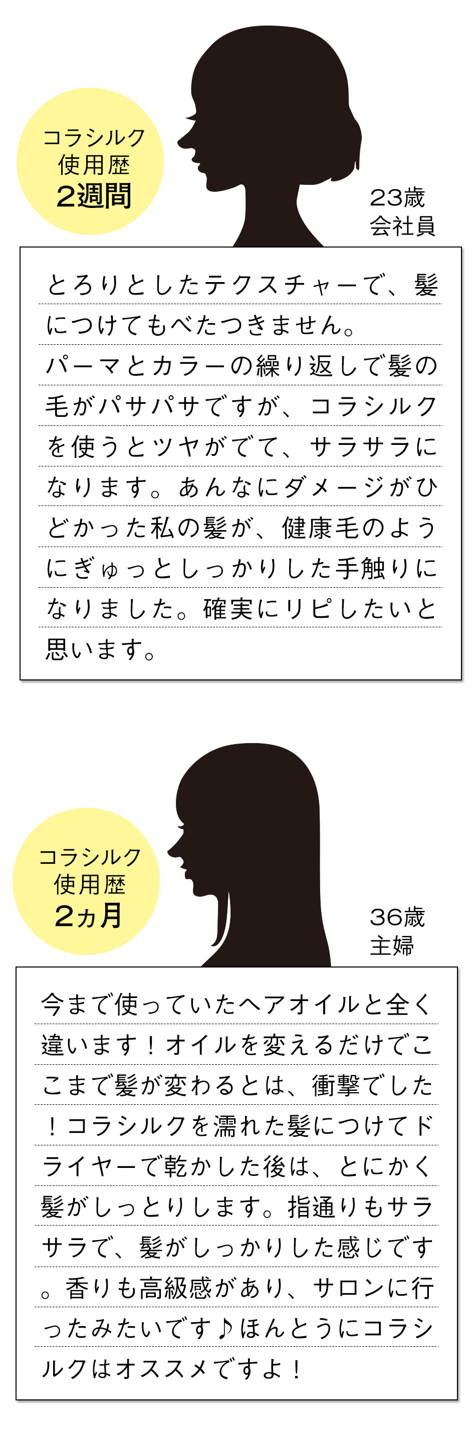 ハホニココラシルクオイル