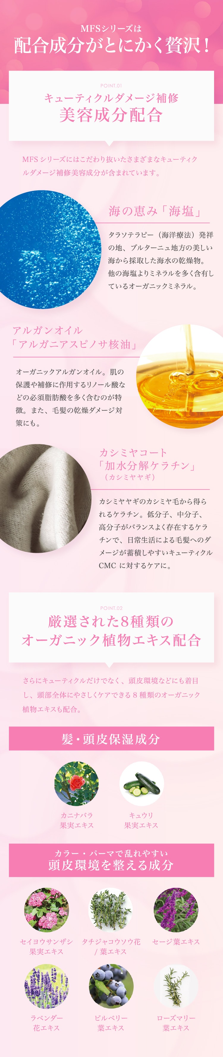 MFSシャンプー MFSトリートメント MFSヘアオイル 3点セット