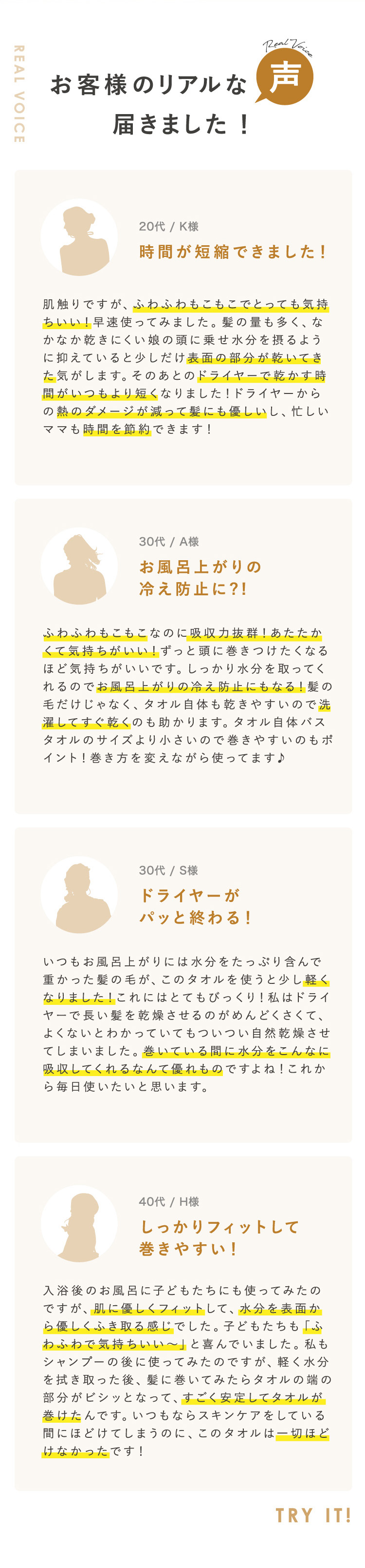 さらに！実力は本物 綿100%タオルの約4倍の吸収量！
